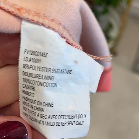 Coral Cocoon Coat from Tristan Size XS - Picture 3 of 4